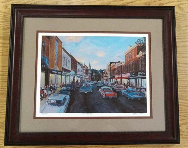 Image Painting "Frostburg 1960" James Groves