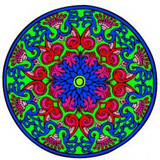 Royal Garden Mandala Sticker
