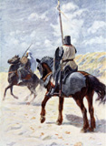 Image A Saracen Approaches A Stranger Knight