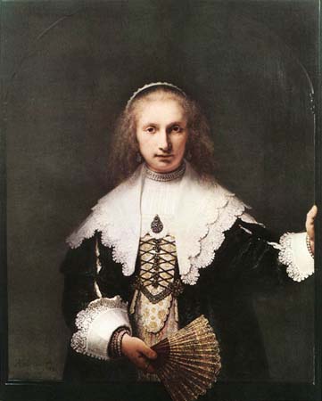 Agatha Bas, Wife Of Nicolas Van Bambeek, By Rembrandt Van Rijn