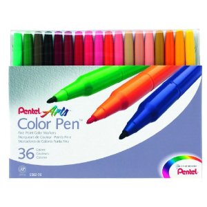 Image Of Pentel Coloring Pens