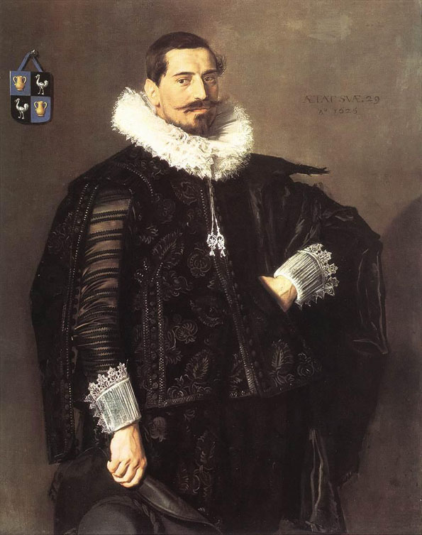 Portrait of Jacob Pietersz Olycan by Frans Hals, Dutch Golden Age Painter